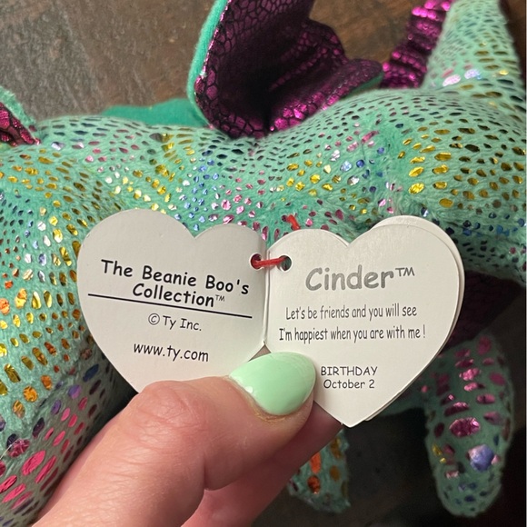 NEW The Beanie Boo’s Collection Cinder the Dragon - Picture 8 of 8